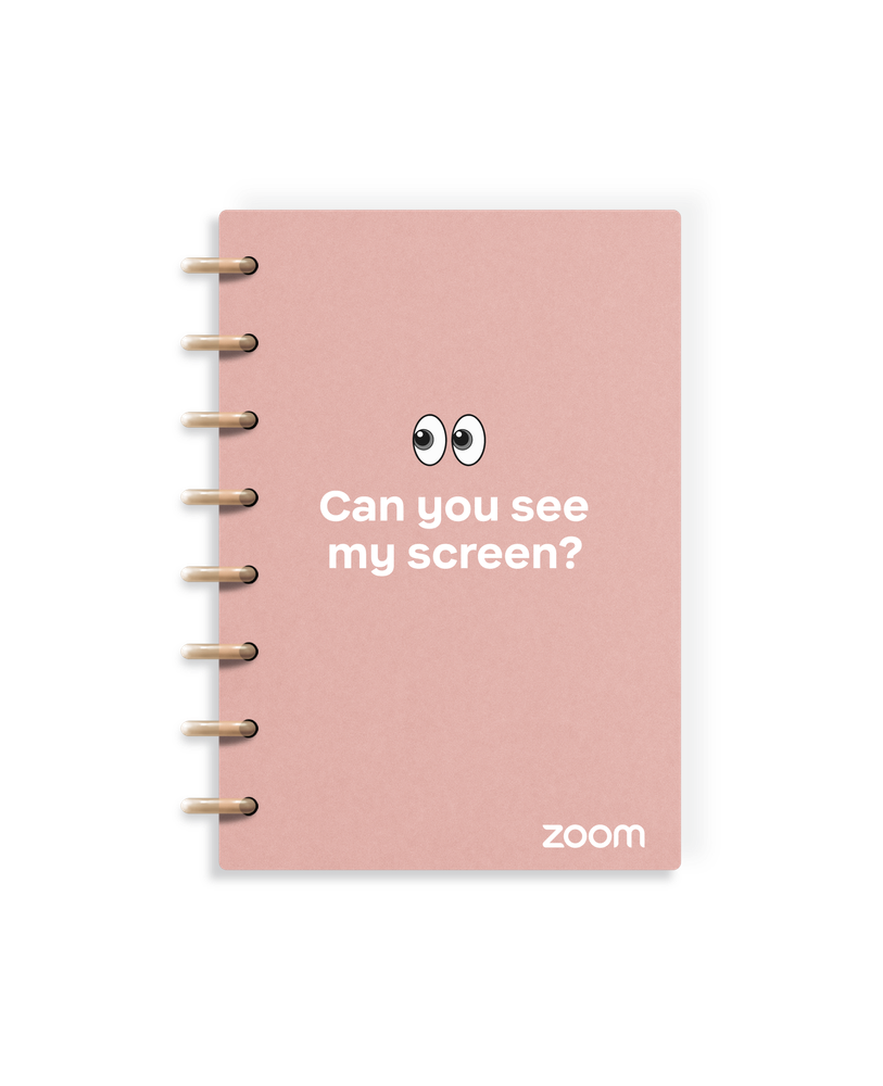 See My Screen Disc-Bound Journal Notebook (Pink)   primary image