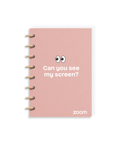 See My Screen Disc-Bound Journal Notebook (Pink)  