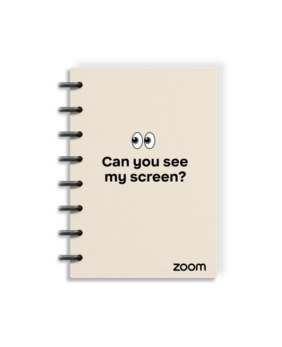 See My Screen Disc-Bound Journal Notebook (Tan)