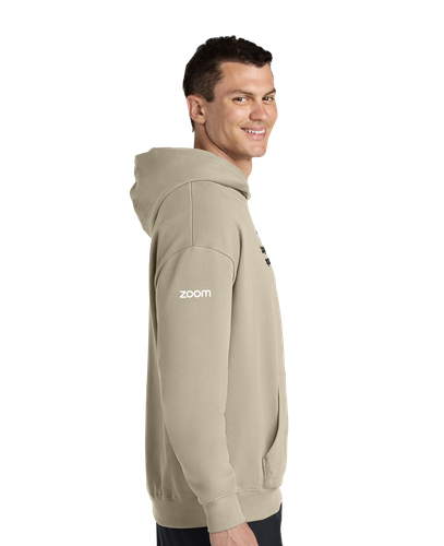 See My Screen Unisex Organic French Terry Hoodie Sweatshirt (Tan) image thumbnail