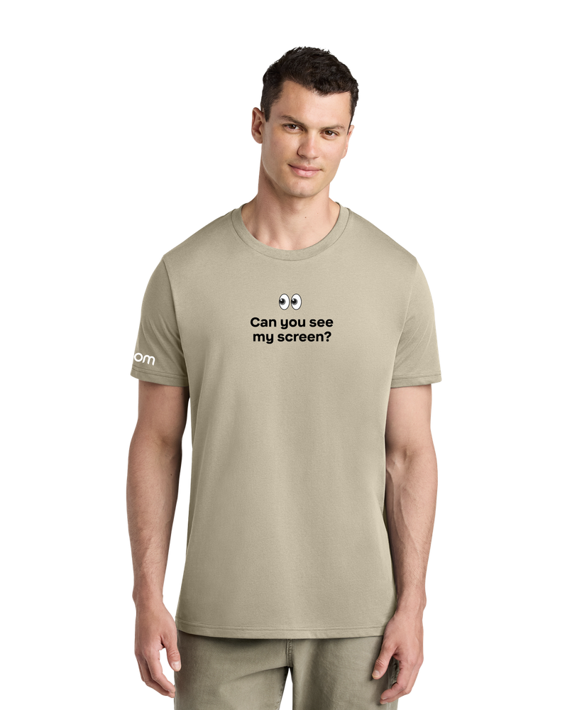 See My Screen Unisex Organic Cotton T-Shirt (Tan) primary image