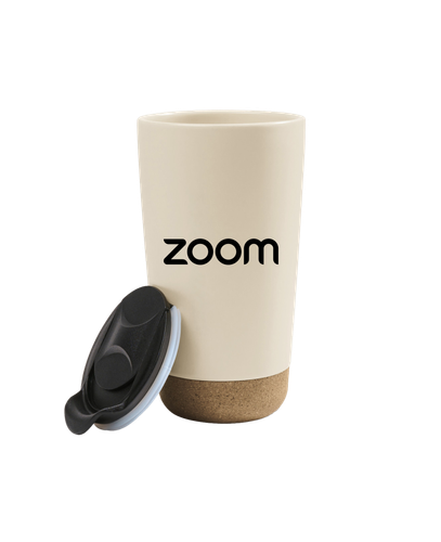 See My Screen Ceramic 16oz. Insulated Drink Tumbler (Bone) image thumbnail