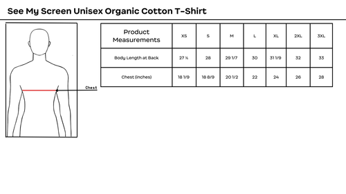 See My Screen Unisex Organic Cotton T-Shirt (Tan) image thumbnail