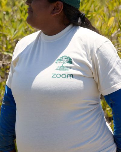 Zoom Forest Unisex T-Shirt (Ivory) image thumbnail