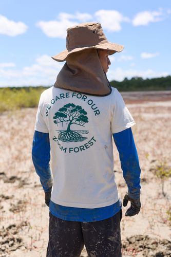Zoom Forest Unisex T-Shirt (Ivory) image thumbnail
