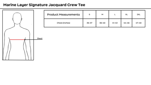 Marine Layer Signature Jacquard Tee  image thumbnail