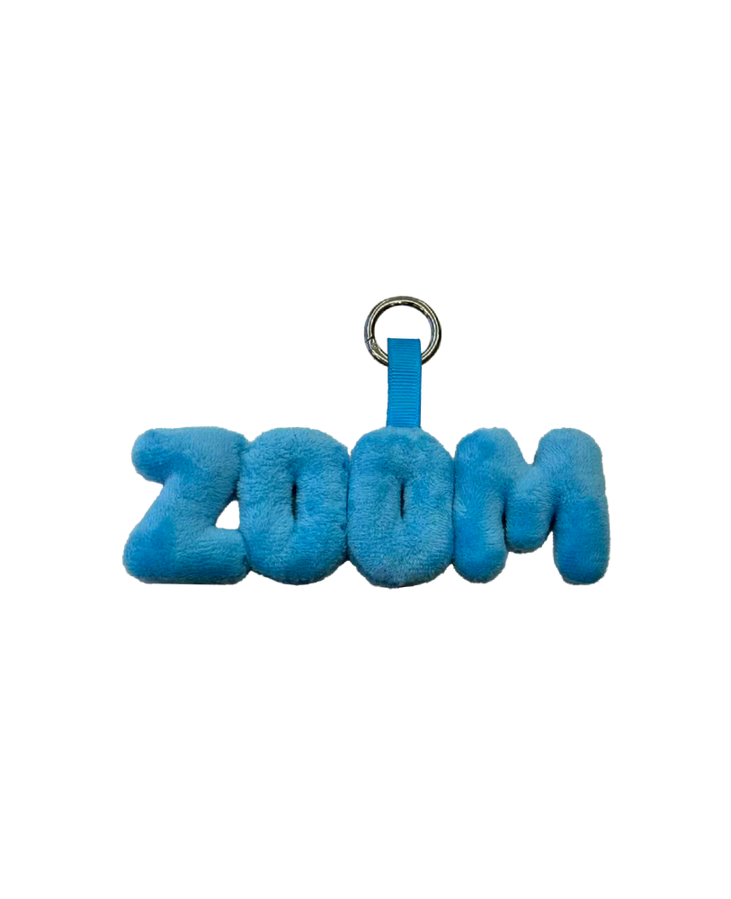 Custom Zoom Plushie Keychain Bag Charm (Blue)  primary image