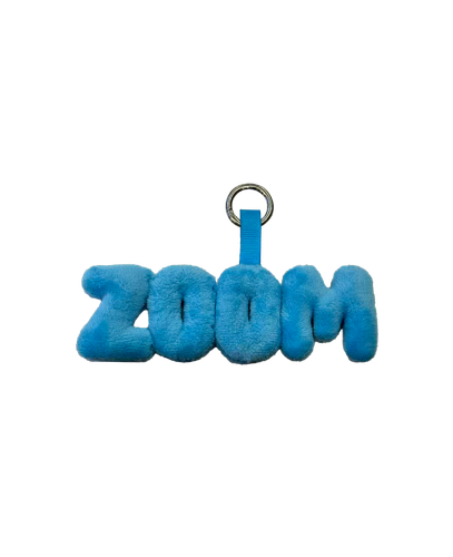 Custom Zoom Plushie Keychain Bag Charm (Blue) 