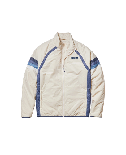 Marine Layer Unisex Lightweight Varsity Puffer (Navy Embroidery)  image thumbnail