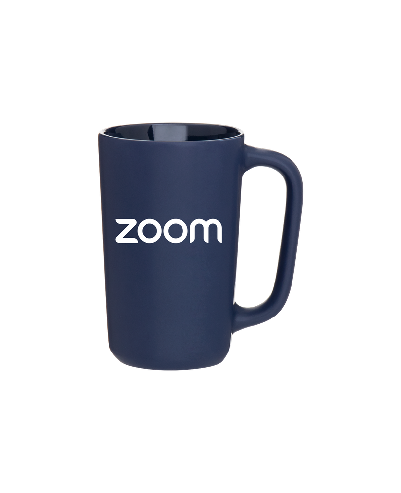 Ledge 14 oz. Ceramic Mug (Navy) primary image