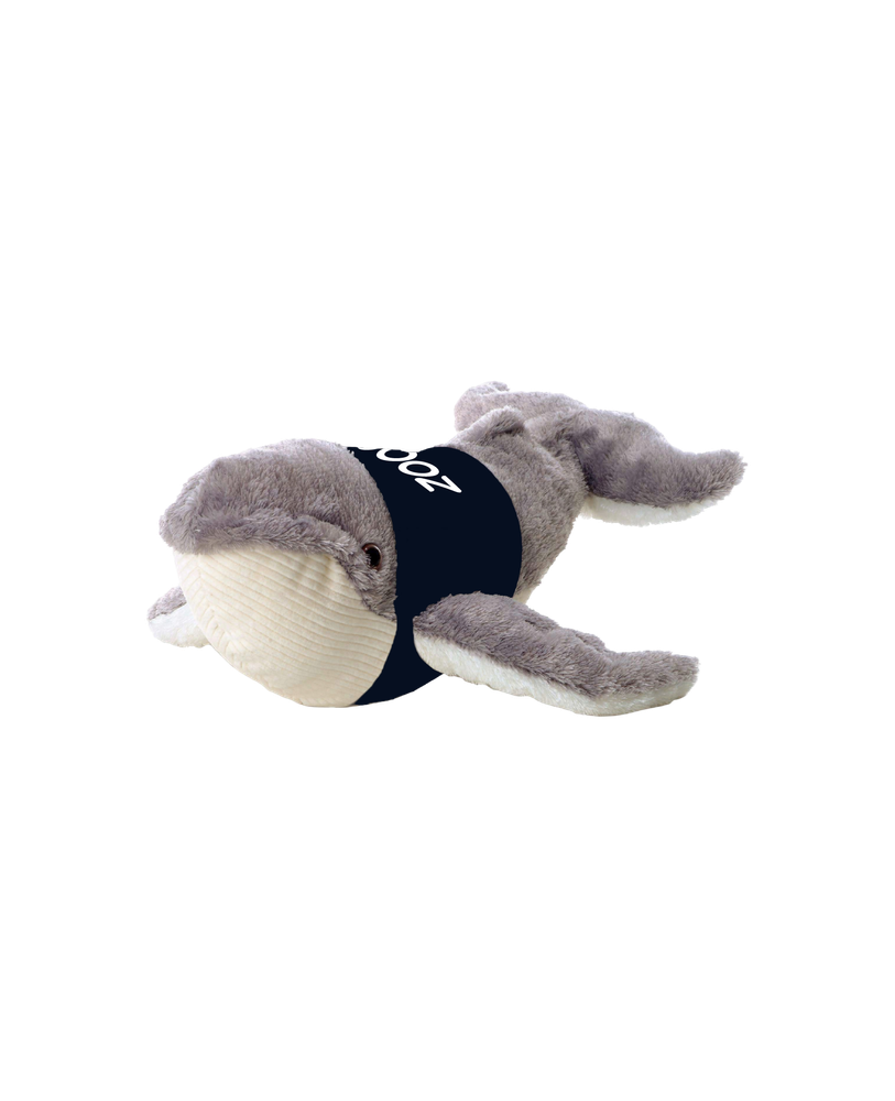 Happy the Whale - Plush Stuffed Animal Toy (Gray)  primary image