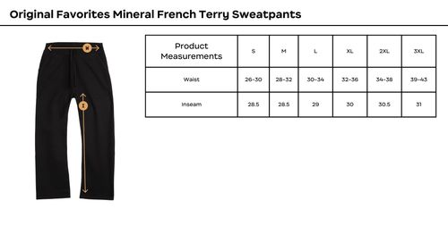 Original Favorites Mineral French Terry Sweatpants (Navy)  image thumbnail