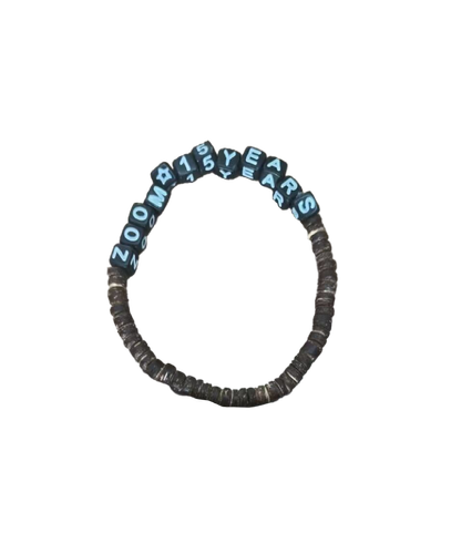 15 Year Anniversary Coconut Shell Wood Friendship Bracelet (Mixture) image thumbnail
