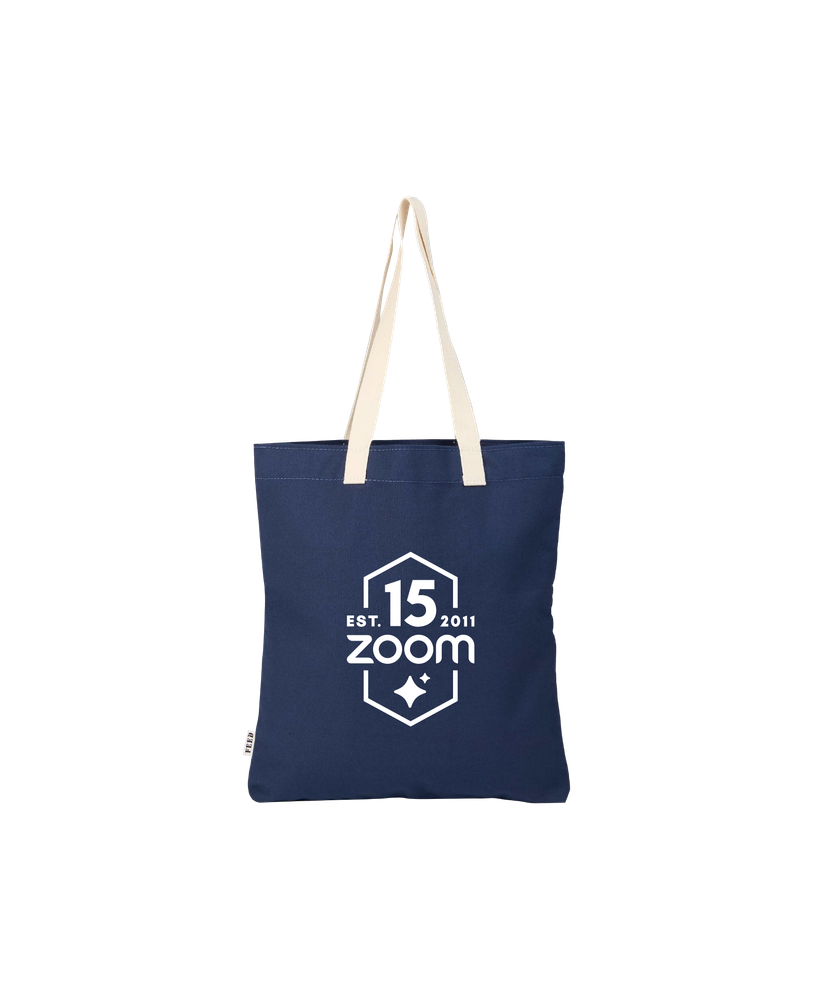 15 Year Anniversary FEED Organic Cotton Convention Tote (Navy) primary image