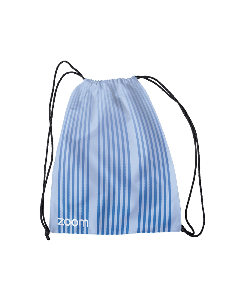 Custom Zoom Soccer Drawstring Bag (Blue)  primary image