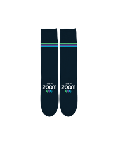 Tour de Zoom Unisex Cotton Crew Socks