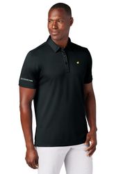 Image of Black TravisMathew Cabana Solid Polo