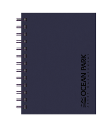 Image of Navy Linen Notepad
