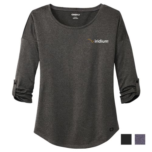 Women's OGIO Luuma Gravitate Scoop 3/4 Sleeve image thumbnail