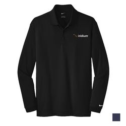 Image of Men's Nike Long Sleeve Dri-Fit Tech Polo