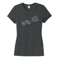Image of Women's Schematic District Perfect Tri Tee