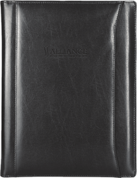 Image of Atlantis Leather Padfolio-Black