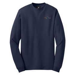 Image of SM - Hanes Beefy-T - 100% Cotton Long Sleeve T-Shirt