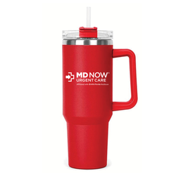 Image of 40oz Stainless Steel Tumbler - Red (STOCK)
