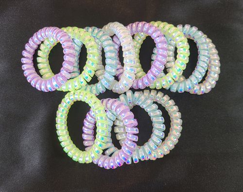 Iridescent Coil Bracelets image thumbnail