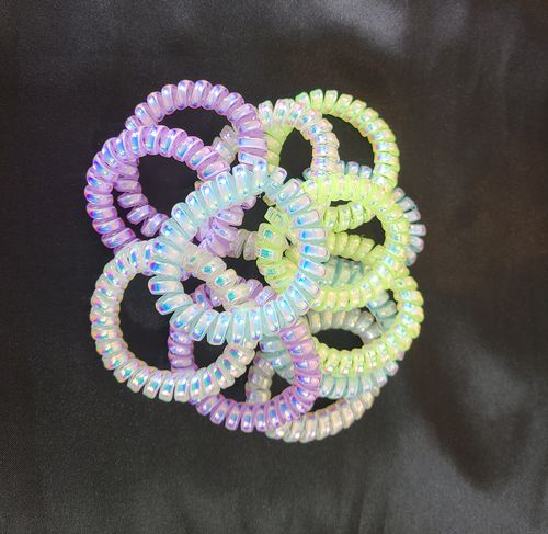 Iridescent Coil Bracelets image thumbnail