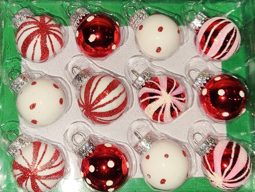 Peppermint Ball Mini Ornaments image thumbnail