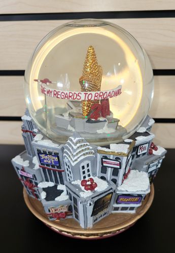 "Give My Regards to Broadway" 2016 Music Snow Globe image thumbnail