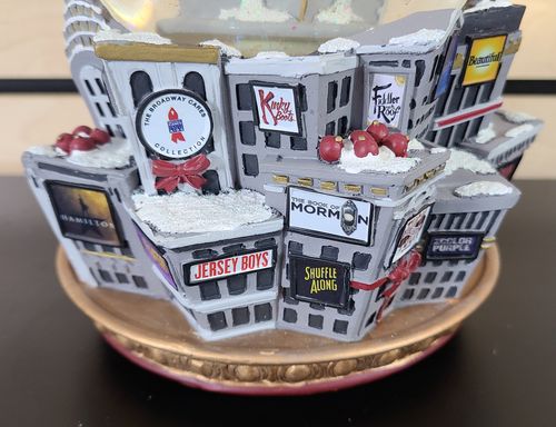 "Give My Regards to Broadway" 2016 Music Snow Globe image thumbnail