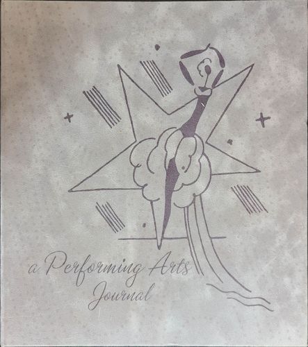 The Performing Arts Sueded Binder Journal image thumbnail