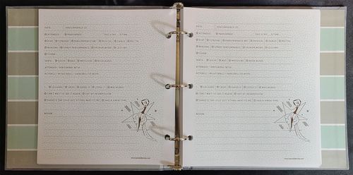 The Performing Arts Sueded Binder Journal image thumbnail