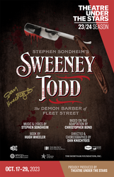 Image of Signed Sweeney Todd Poster!