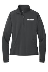 Image of Sport-Tek® Ladies Sport-Wick® Stretch 1/2-Zip Pullover. LST850