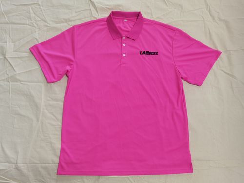 Ladies' Pink Polo Shirt image thumbnail