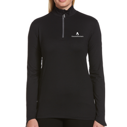 Image of Callaway Ladies Lightweight 1/4 Zip Pullover Black