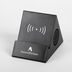 Image of 4-in-1 Phone Stand Bluetooth Speaker with Wireless Charger