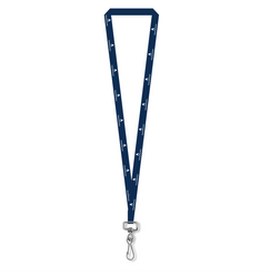 Image of 1/2" Silkscreened Flat Lanyard w/ J Hook