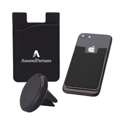 Image of Azusa Phone Wallet Car Vent Holder