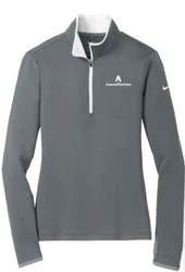 Image of Nike Ladies Dri-FIT Stretch 1/2-Zip Cover-Up