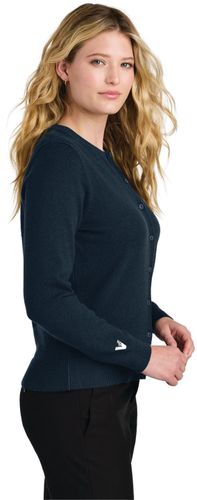Port Authority® Women’s Easy Care Crewneck Cardigan Sweater image thumbnail