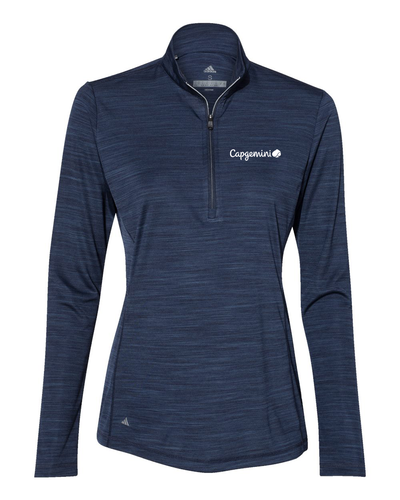 Adidas Ladies Mélange 1/4 Zip - QUICK SHIP! image thumbnail