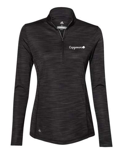 Adidas Ladies Mélange 1/4 Zip - QUICK SHIP! image thumbnail