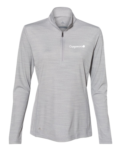 Adidas Ladies Mélange 1/4 Zip - QUICK SHIP! image thumbnail