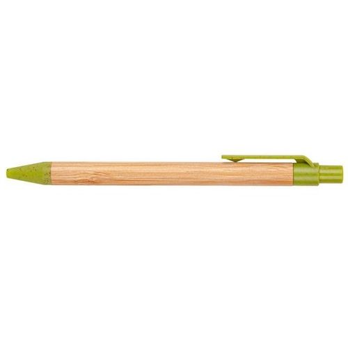 The Albury Bamboo Wheat Straw Click-Action Ballpoint Pen image thumbnail