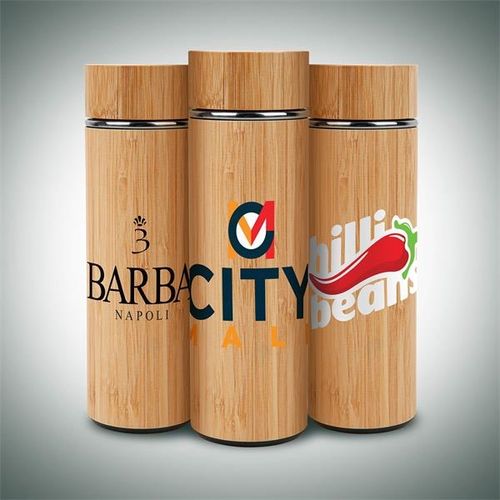 16oz. Vacuum-Sealed Eco Bamboo Bottle image thumbnail