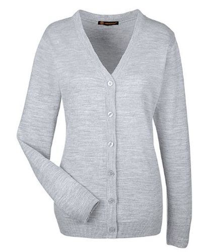 Harriton Ladies' Pilbloc™ V-Neck Button Cardigan Sweater image thumbnail